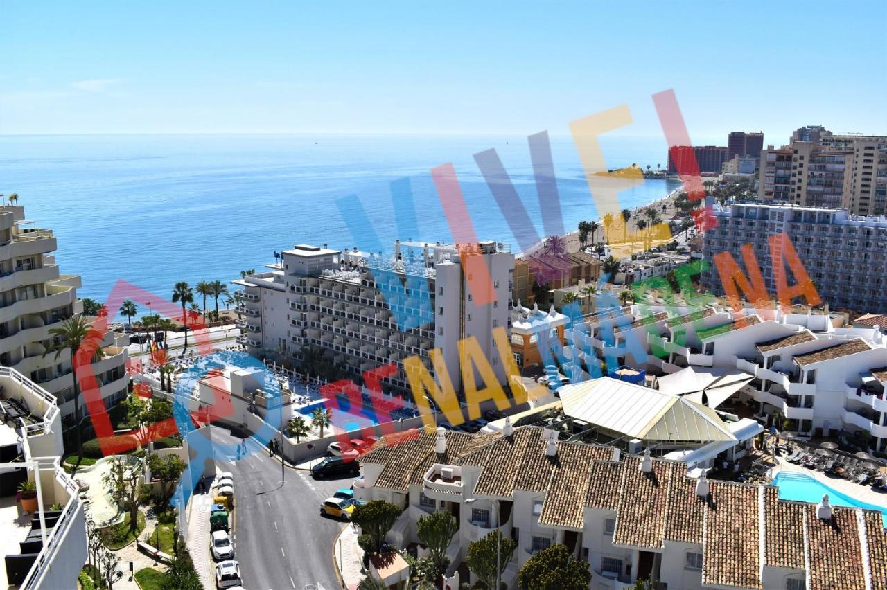Vive Benal Beach 423, Primera Linea De Playa, Parque Acuatico Benalmádena Exteriér fotografie